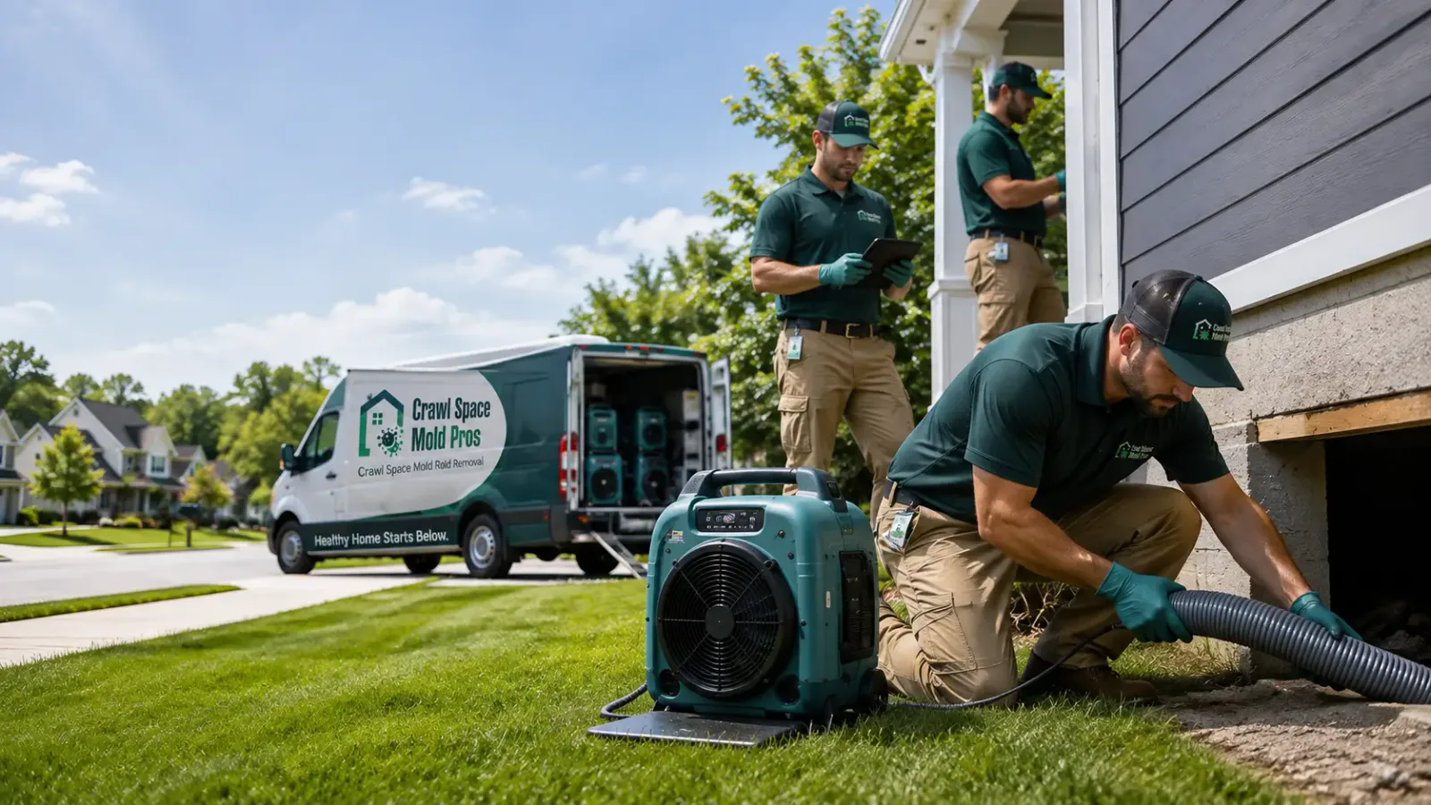 Crawl Space Mold Removal in Leavenworth, KS